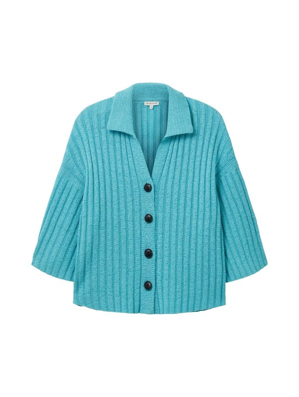 TOM TAILOR TOM TAILOR Плетена жилетка  синьо
