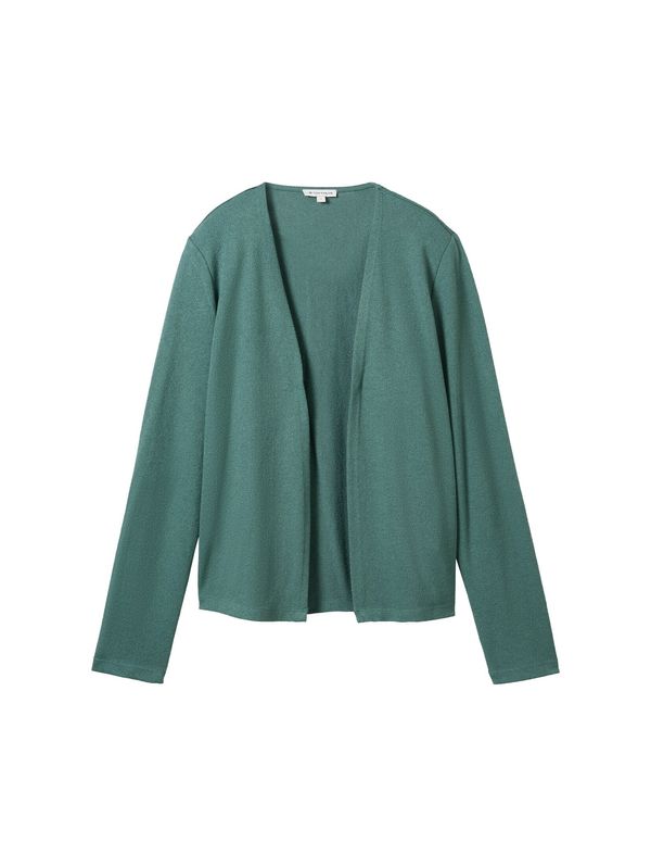 TOM TAILOR TOM TAILOR Плетена жилетка  тръстиково зелено