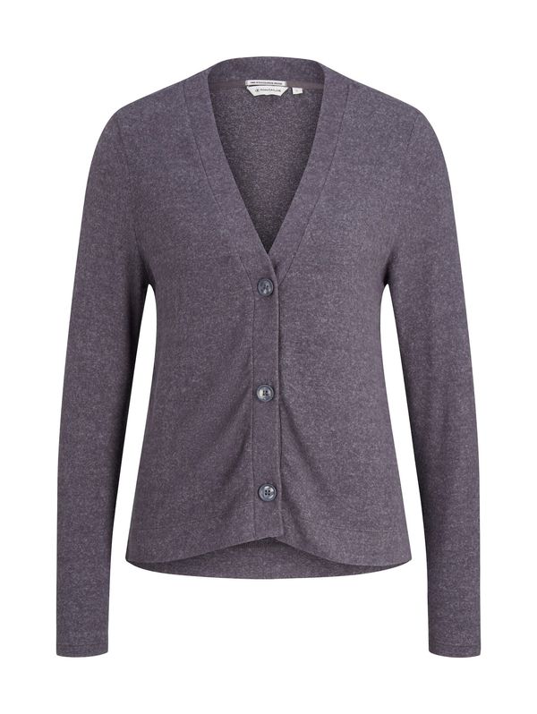 TOM TAILOR TOM TAILOR Плетена жилетка  тъмносиво