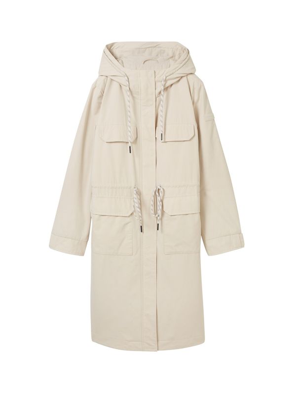 TOM TAILOR TOM TAILOR Преходна парка  бял памук