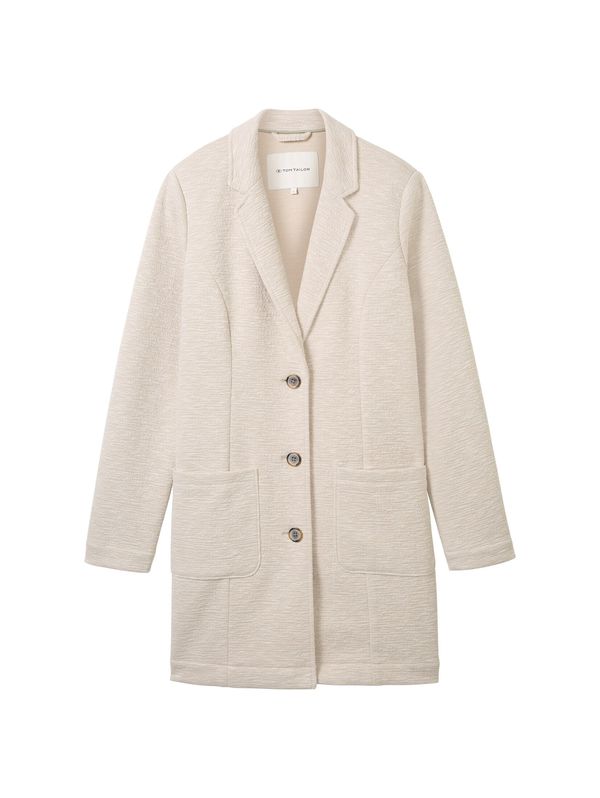 TOM TAILOR TOM TAILOR Преходно палто  бежово меланж