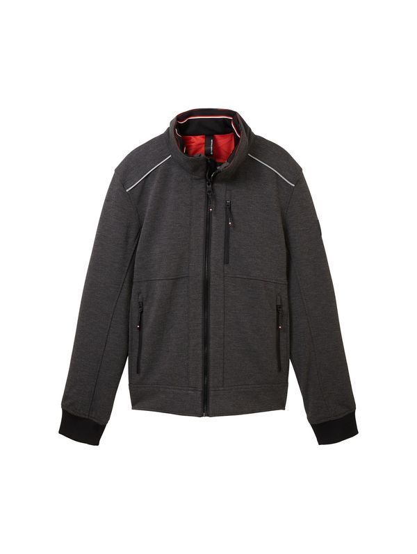 TOM TAILOR TOM TAILOR Преходно яке  антрацитно черно / бяло