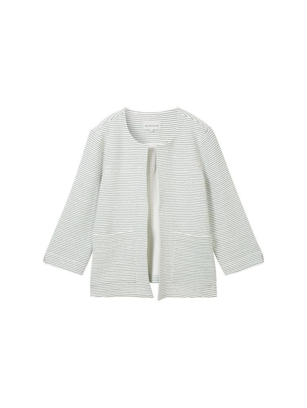 TOM TAILOR TOM TAILOR Преходно яке  елхово зелено / естествено бяло