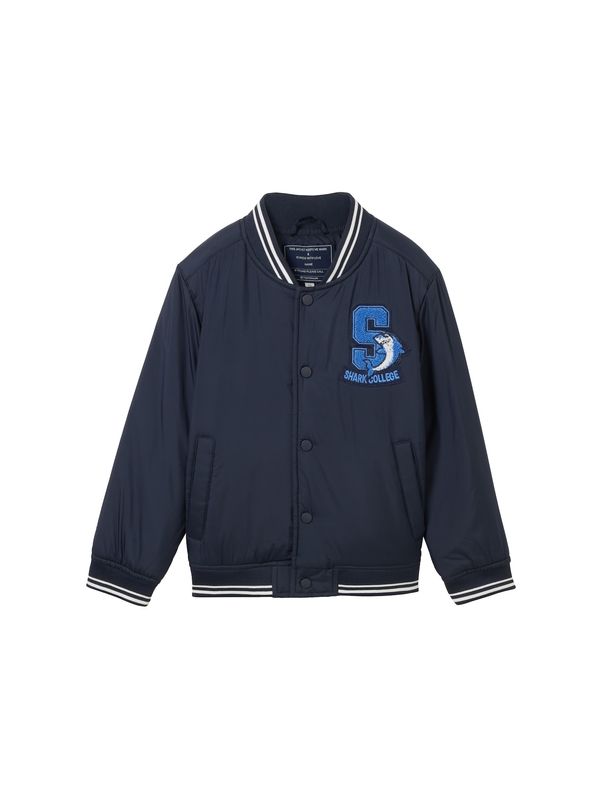 TOM TAILOR TOM TAILOR Преходно яке  нейви синьо / тюркоазен / бяло