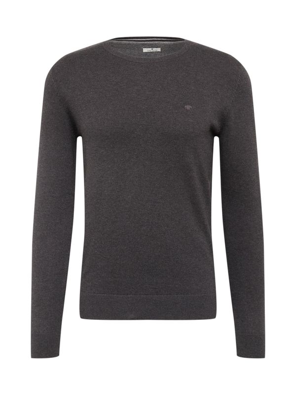 TOM TAILOR TOM TAILOR Пуловер  антрацитно черно