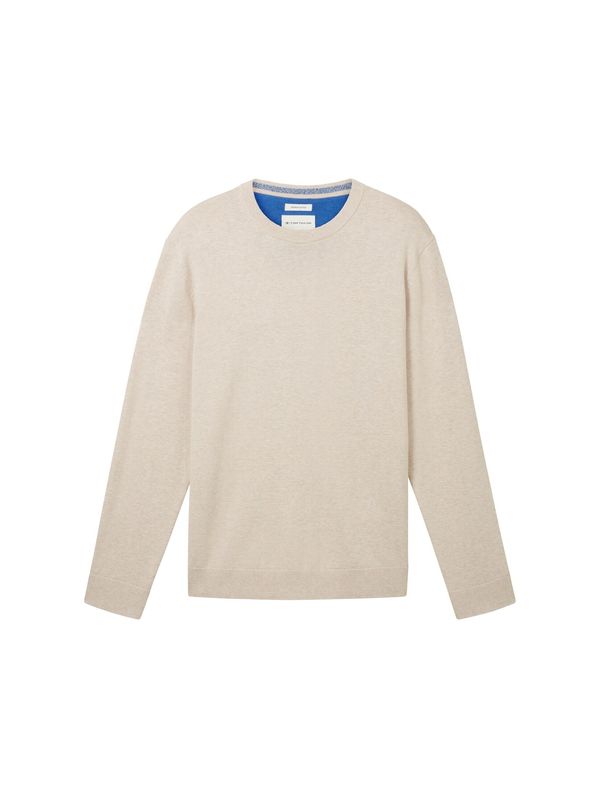 TOM TAILOR TOM TAILOR Пуловер  бежово меланж