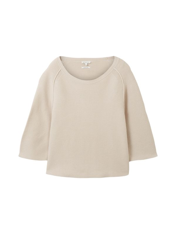 TOM TAILOR TOM TAILOR Пуловер  бежово