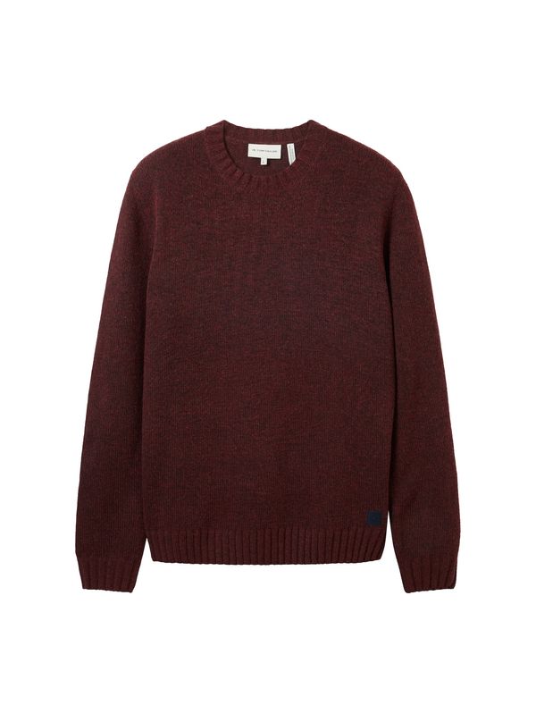 TOM TAILOR TOM TAILOR Пуловер  бургундово червено