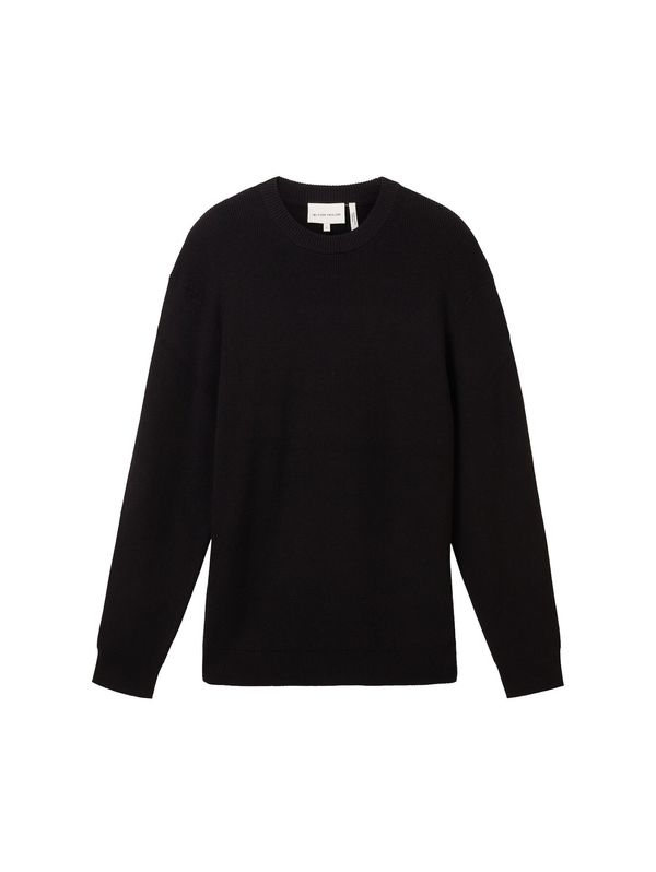 TOM TAILOR TOM TAILOR Пуловер  черно