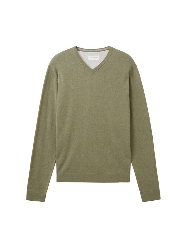 TOM TAILOR TOM TAILOR Пуловер  маслина