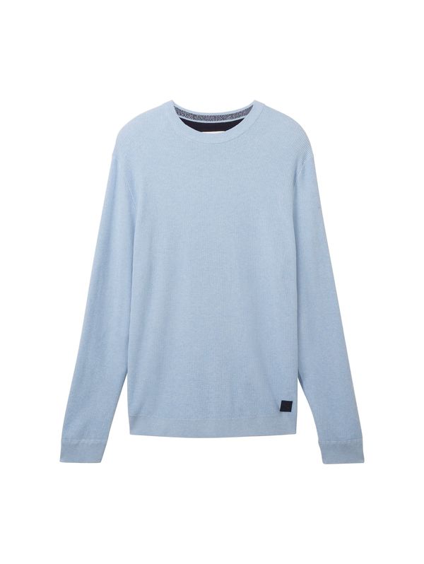 TOM TAILOR TOM TAILOR Пуловер  нейви синьо / светлосиньо