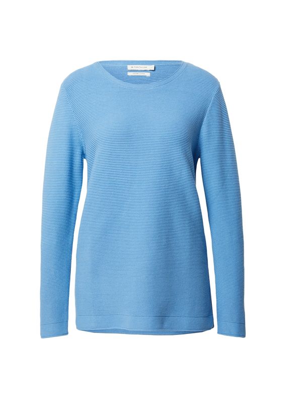 TOM TAILOR TOM TAILOR Пуловер 'New Ottoman'  светлосиньо