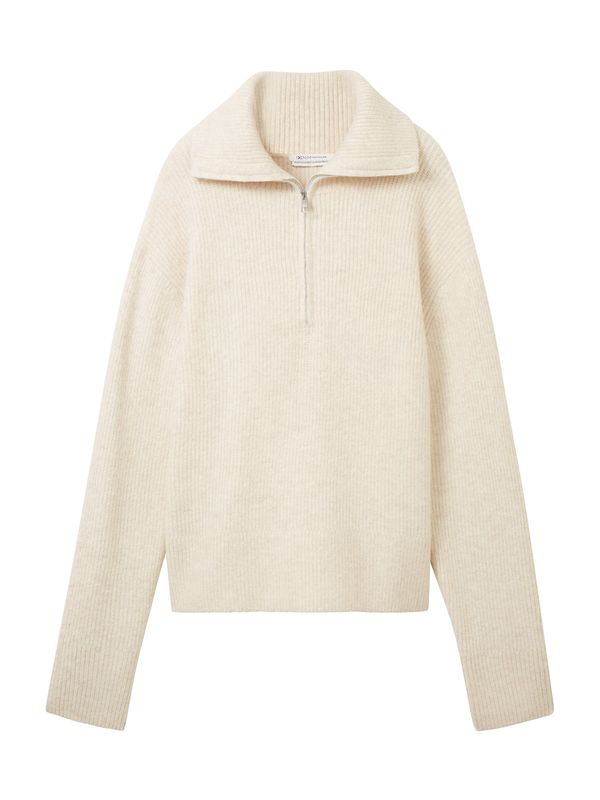 TOM TAILOR TOM TAILOR Пуловер  светлобежово