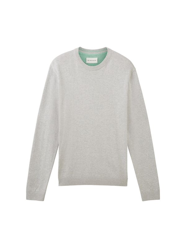 TOM TAILOR TOM TAILOR Пуловер  светлосиво