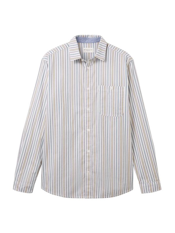 TOM TAILOR TOM TAILOR Риза  бежово / синьо / мента / бяло