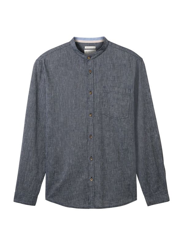 TOM TAILOR TOM TAILOR Риза  морскосиньо / бяло