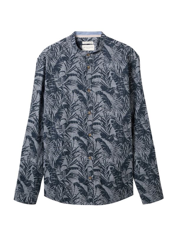 TOM TAILOR TOM TAILOR Риза  нейви синьо / гълъбово синьо