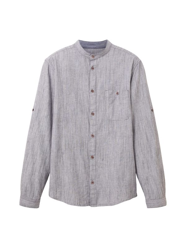 TOM TAILOR TOM TAILOR Риза  нощно синьо / бяло