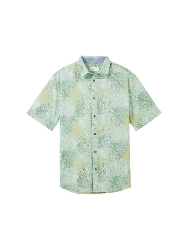 TOM TAILOR TOM TAILOR Риза  жълто / зелено / мента / бяло