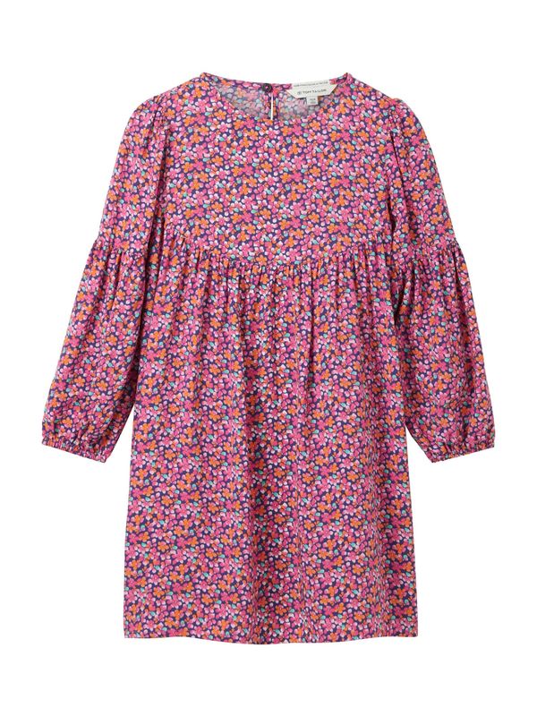 TOM TAILOR TOM TAILOR Рокля  морскосиньо / оранжево / бледорозово / питая