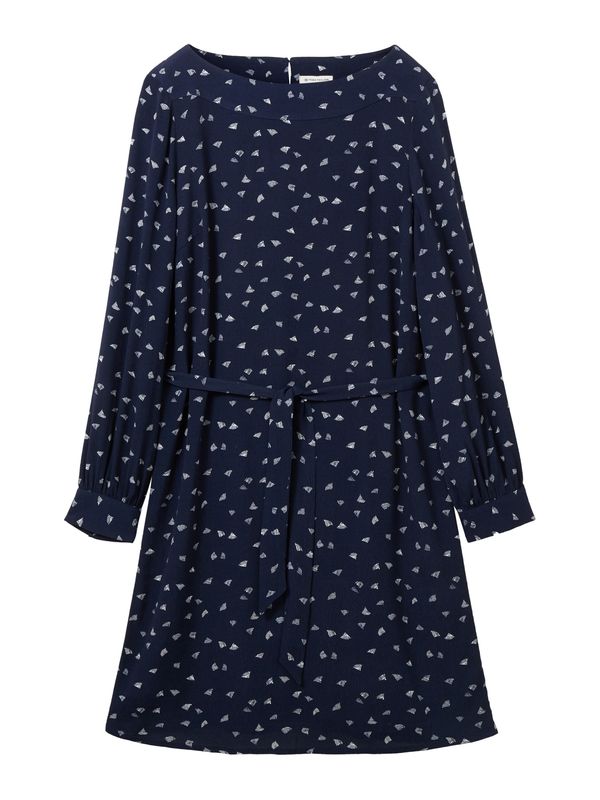 TOM TAILOR TOM TAILOR Рокля  нейви синьо / бяло