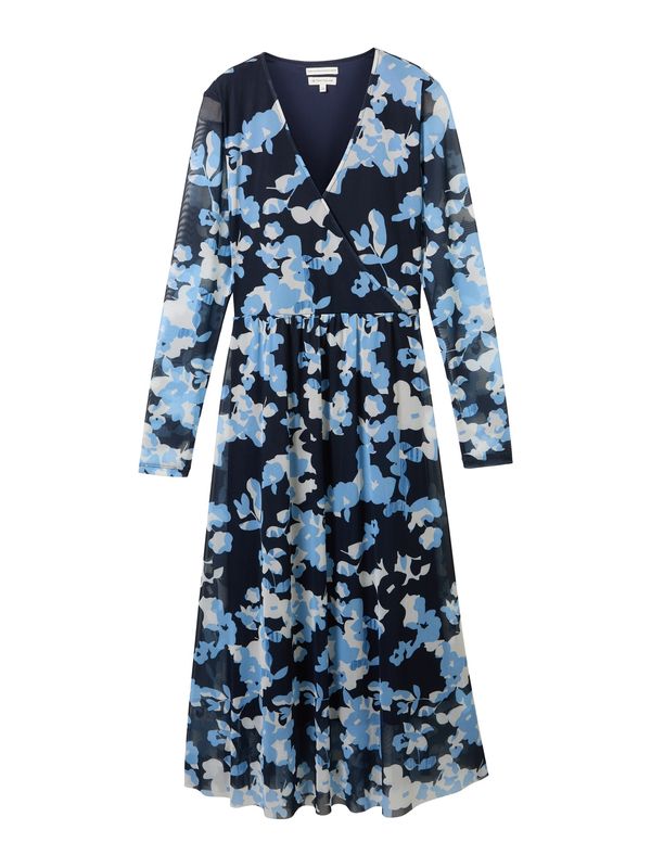 TOM TAILOR TOM TAILOR Рокля  нощно синьо / светлосиньо / бяло