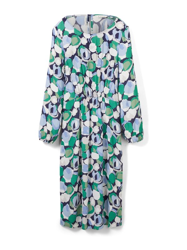 TOM TAILOR TOM TAILOR Рокля  синьо / зелено / бяло