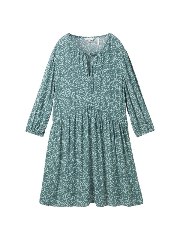 TOM TAILOR TOM TAILOR Рокля  зелено / бяло
