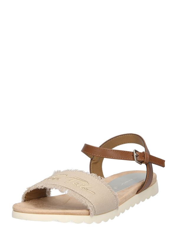 TOM TAILOR TOM TAILOR Сандали  цвят "пясък" / кафяво