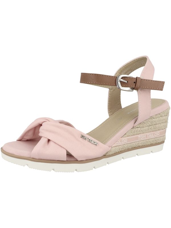 TOM TAILOR TOM TAILOR Сандали с каишка  бледорозово