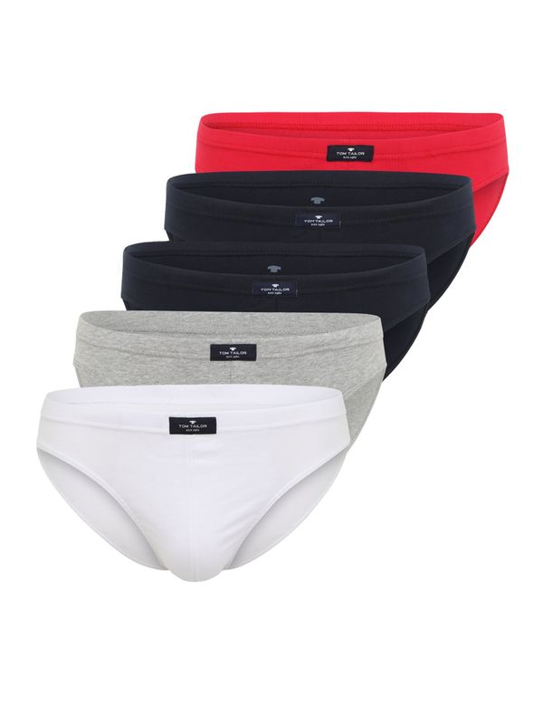 TOM TAILOR TOM TAILOR Слип  нейви синьо / сиво / червено / черно / бяло