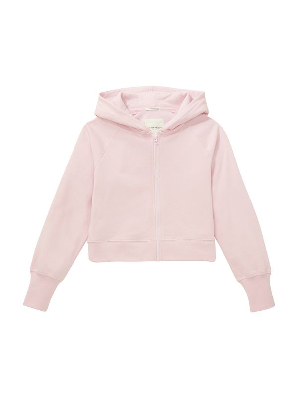 TOM TAILOR TOM TAILOR Суичъри с качулка  бледорозово