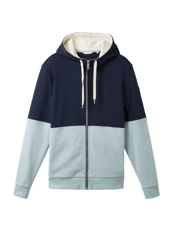 TOM TAILOR TOM TAILOR Суичъри с качулка  светлосиньо / тъмносиньо