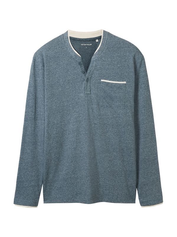 TOM TAILOR TOM TAILOR Тениска  бежово / петрол