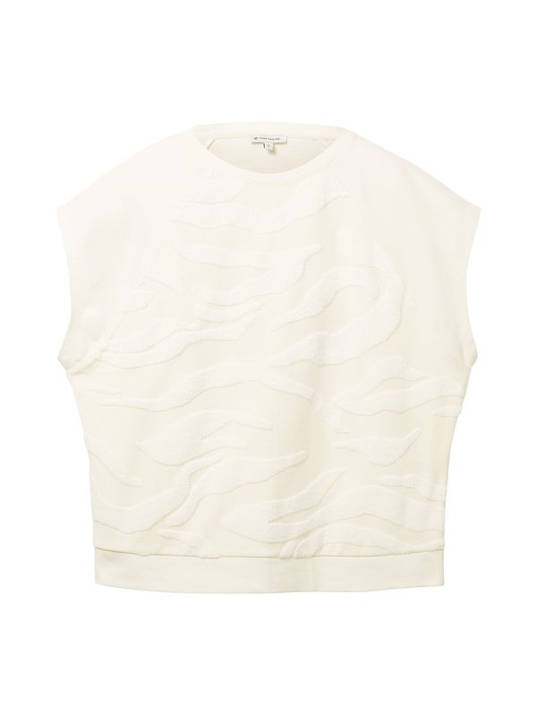 TOM TAILOR TOM TAILOR Тениска  бял памук