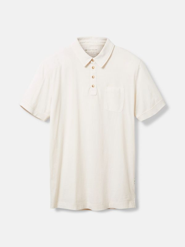 TOM TAILOR TOM TAILOR Тениска  бял памук