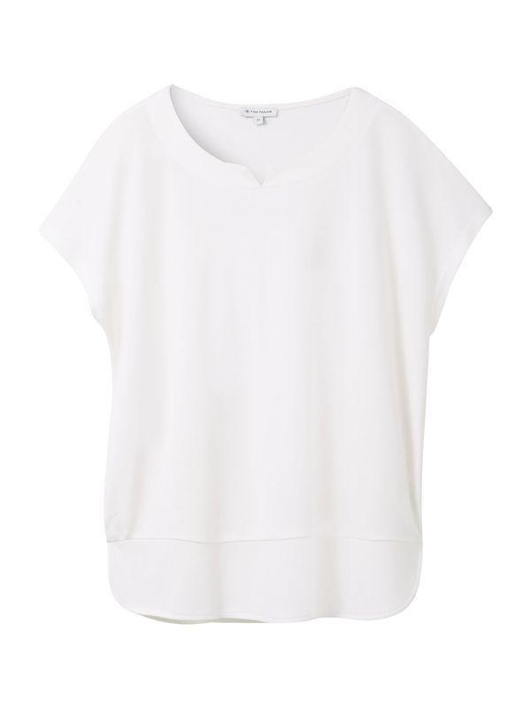 TOM TAILOR TOM TAILOR Тениска  бяло