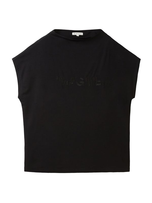 TOM TAILOR TOM TAILOR Тениска  черно