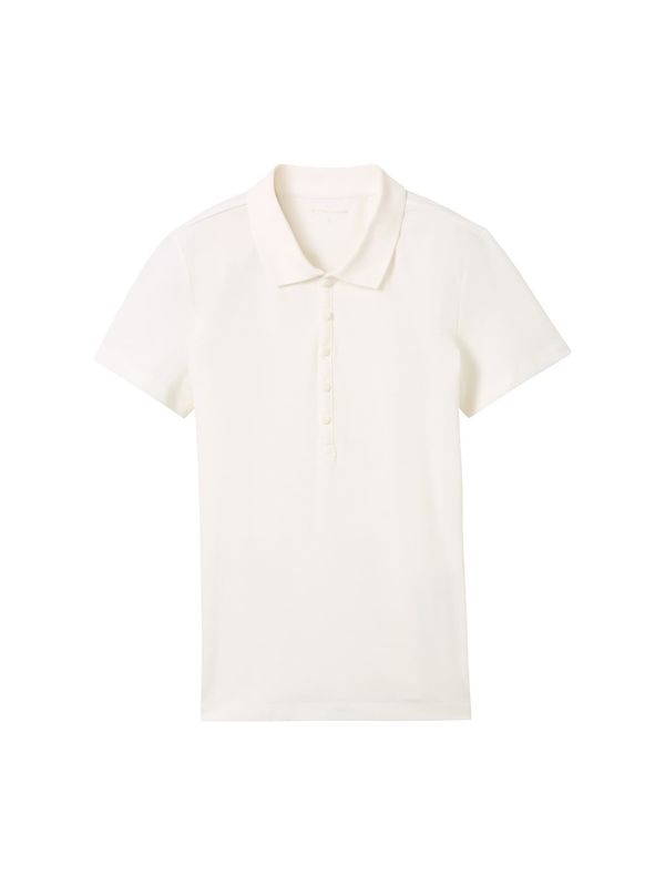 TOM TAILOR TOM TAILOR Тениска  естествено бяло