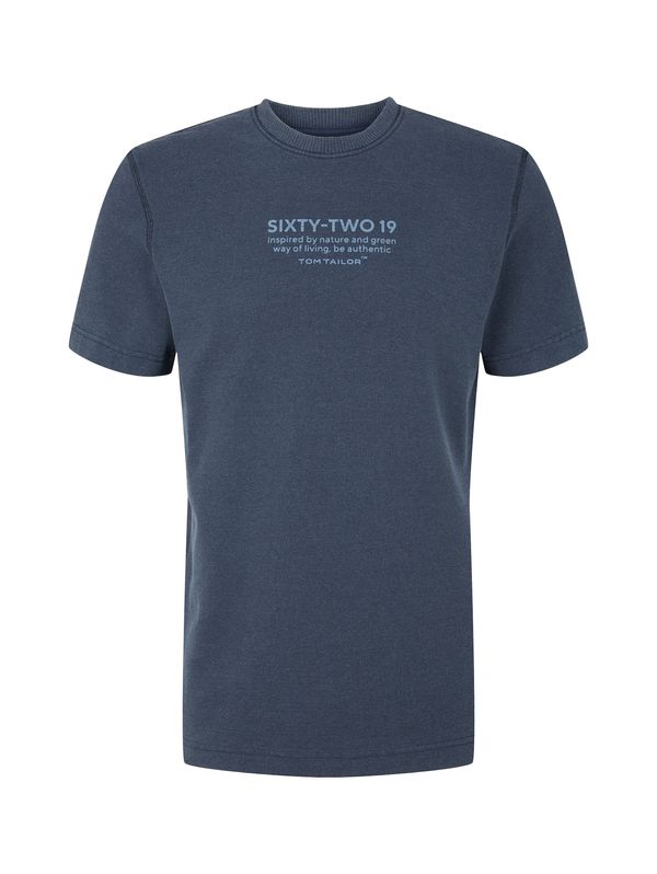 TOM TAILOR TOM TAILOR Тениска  гълъбово синьо / светлосиньо