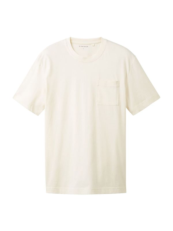 TOM TAILOR TOM TAILOR Тениска  кремаво