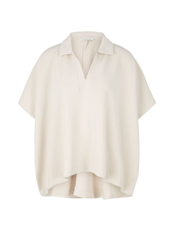 TOM TAILOR TOM TAILOR Тениска  кремаво