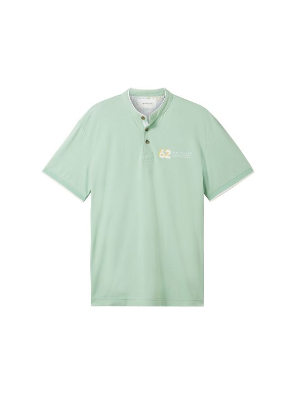 TOM TAILOR TOM TAILOR Тениска  мента / бяло