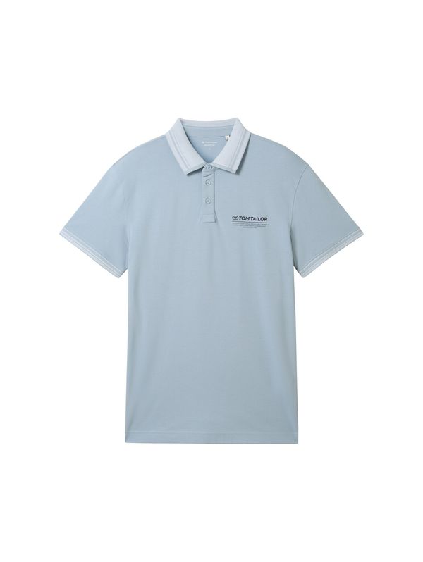 TOM TAILOR TOM TAILOR Тениска  морскосиньо / светлосиньо