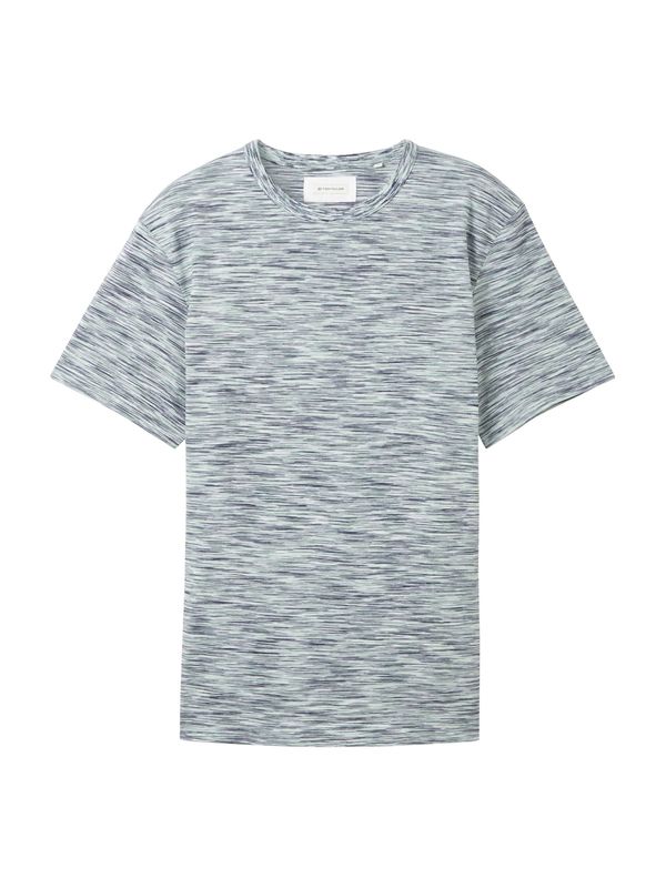 TOM TAILOR TOM TAILOR Тениска  нейви синьо / мента / мръсно бяло