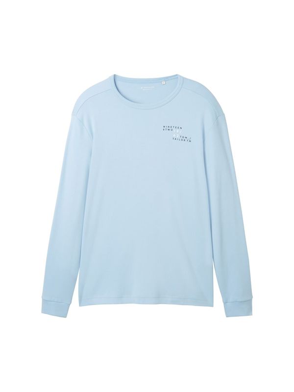 TOM TAILOR TOM TAILOR Тениска  нощно синьо / небесносиньо / бяло