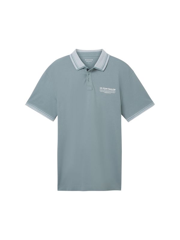 TOM TAILOR TOM TAILOR Тениска  опал / бяло