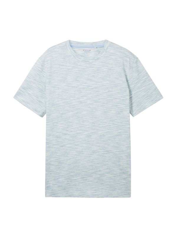 TOM TAILOR TOM TAILOR Тениска  пастелно синьо / бяло