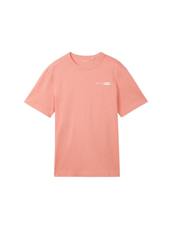 TOM TAILOR TOM TAILOR Тениска  пепел от рози / мръсно бяло