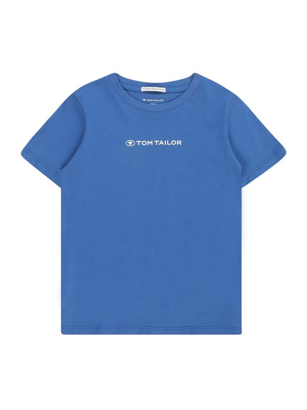 TOM TAILOR TOM TAILOR Тениска  синьо / бяло